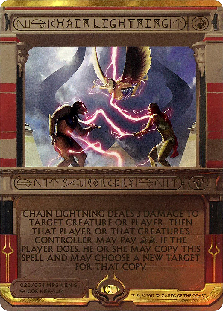 Image of Chain Lightning (Invocation) [Amonkhet Invocations]