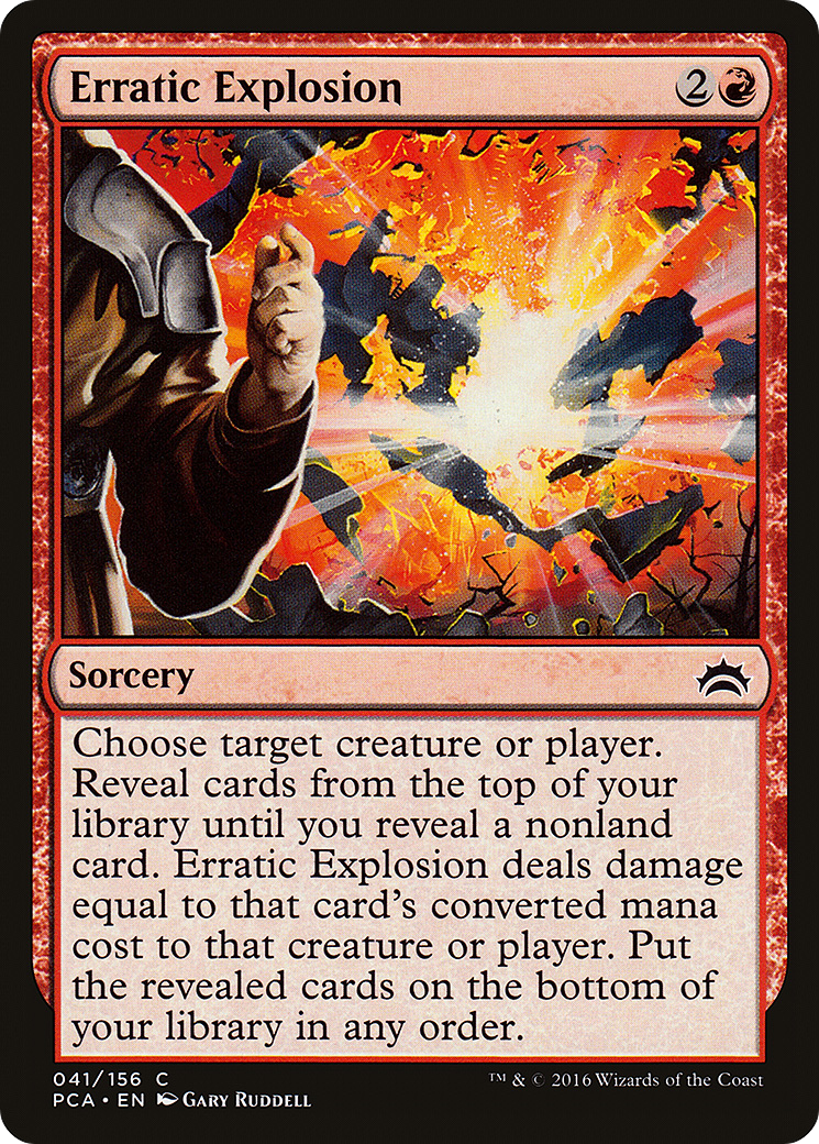 Image of Erratic Explosion [Planechase Anthology]
