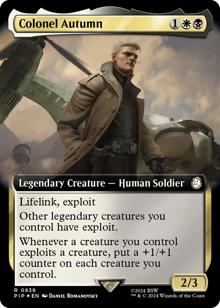 Image of Colonel Autumn (Extended Art) (Surge Foil) [Fallout]