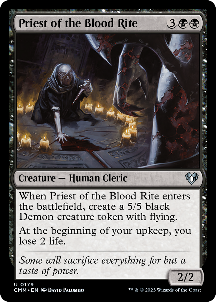 Image of Priest of the Blood Rite [Commander Masters]