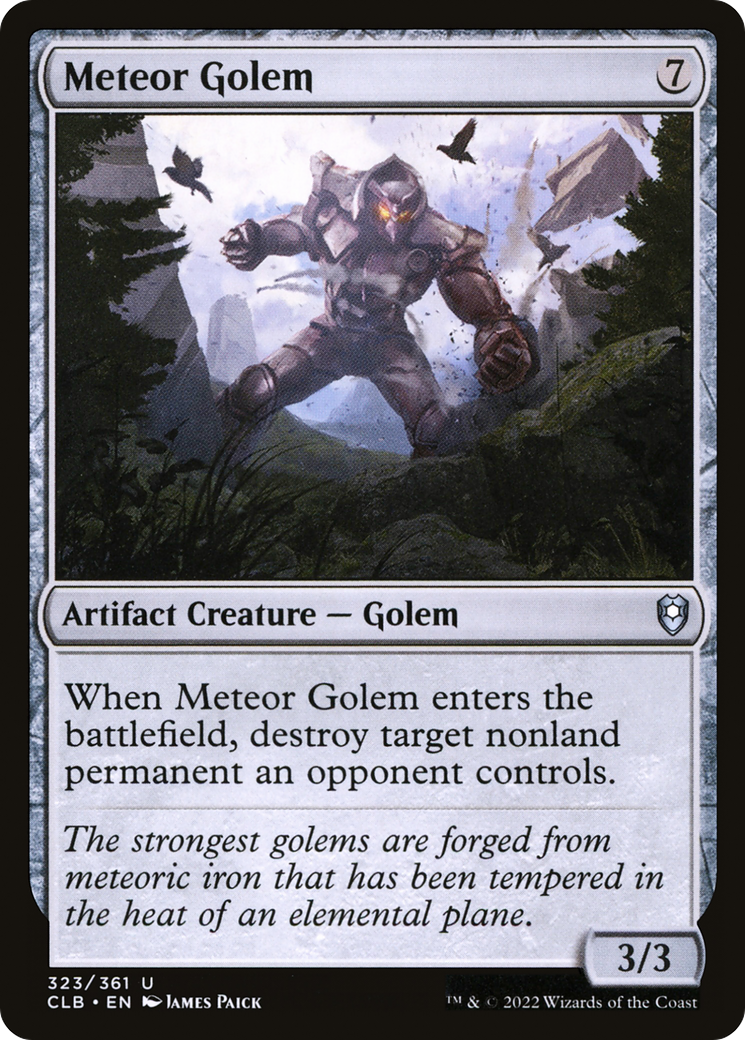 Image of Meteor Golem [Commander Legends: Battle for Baldur's Gate]