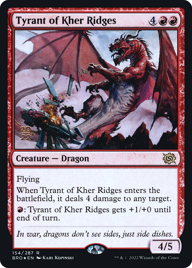 Image of Tyrant of Kher Ridges [The Brothers' War Prerelease Promos]