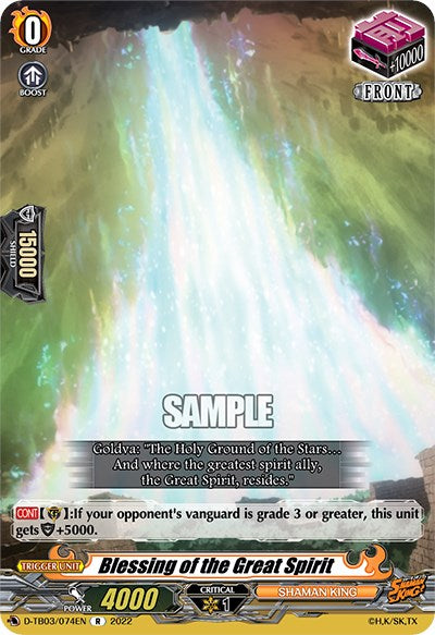 Image of Blessing of the Great spirit (D-TB03/074EN) [Shaman King]