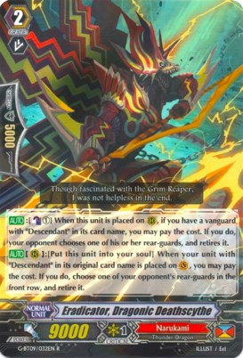 Image of Eradicator, Dragonic Deathscythe (G-BT09/032EN) [Divine Dragon Caper]