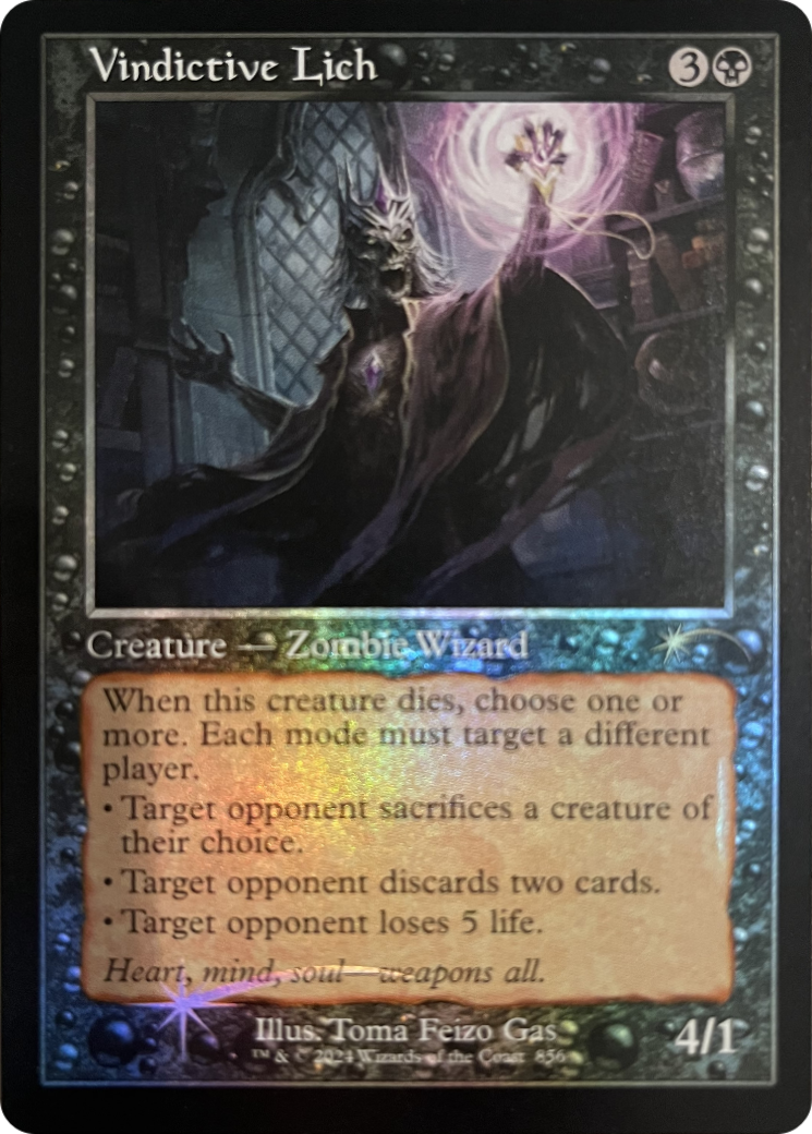 Image of Vindictive Lich (Retro Frame) [Secret Lair Drop Series]