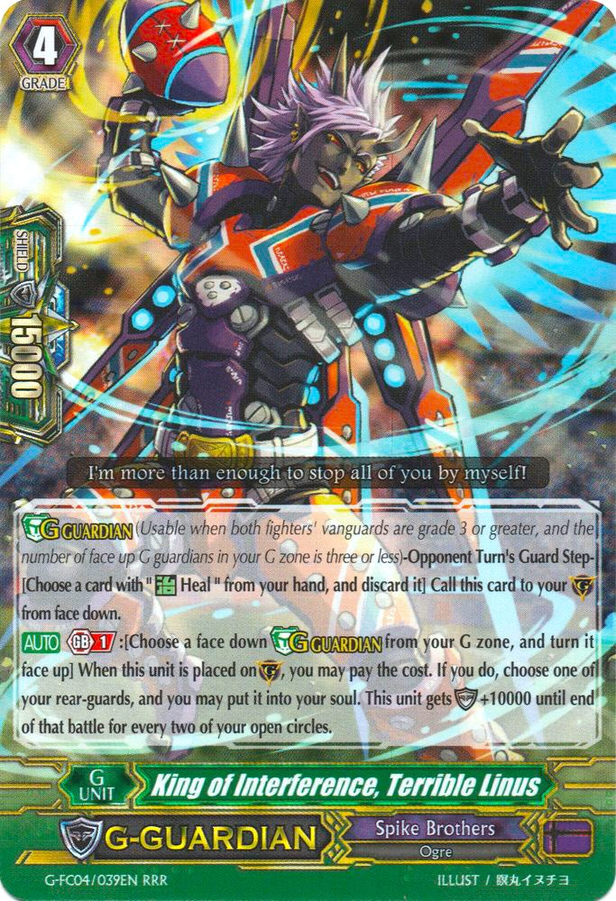 Image of King of Interference, Terrible Linus (G-FC04/039EN) [Fighters Collection 2017]