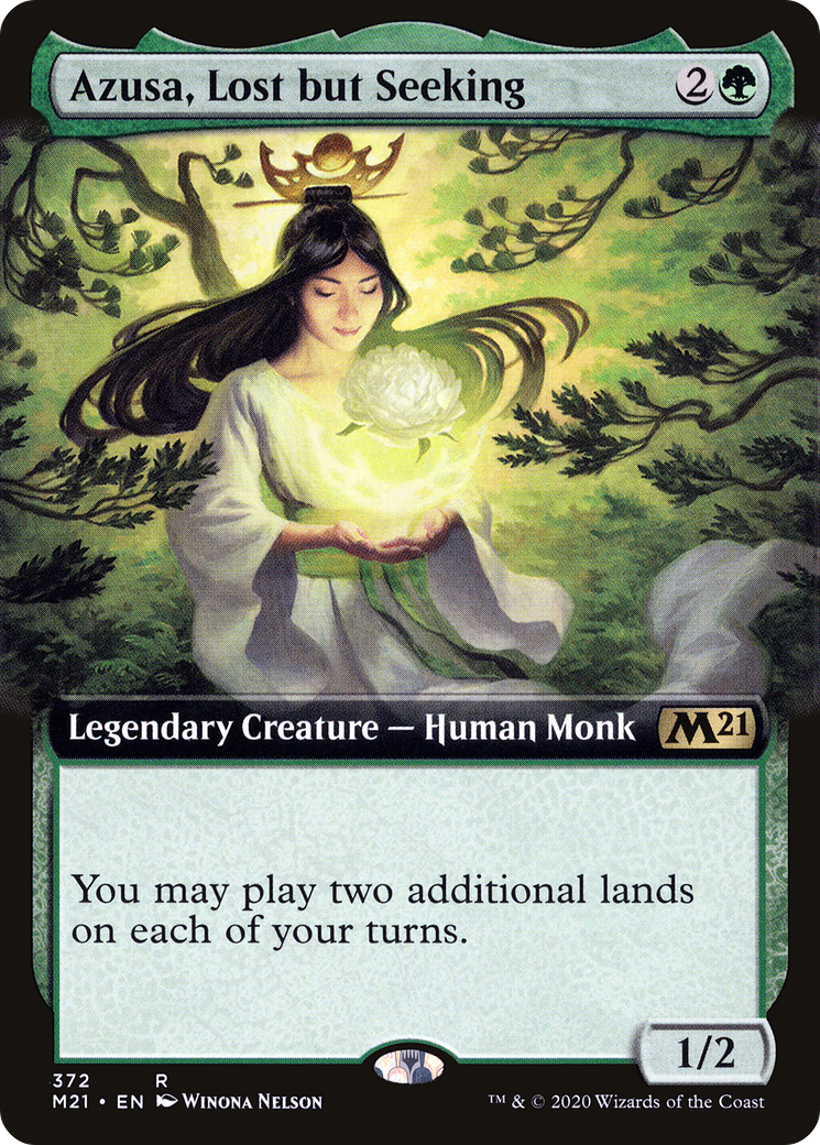Image of Azusa, Lost but Seeking (Extended Art) [Core Set 2021]