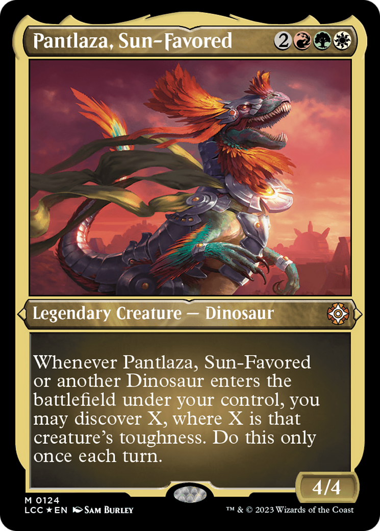 Image of Pantlaza, Sun-Favored (Display Commander) [The Lost Caverns of Ixalan Commander]