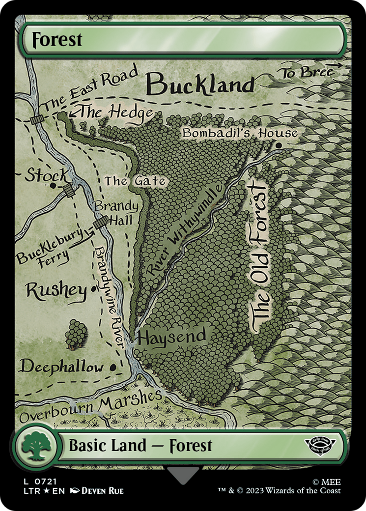 Image of Forest (0721) (Surge Foil) [The Lord of the Rings: Tales of Middle-Earth]