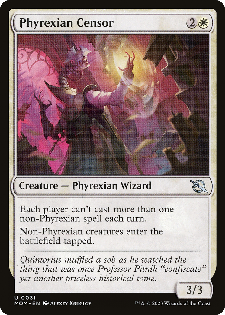 Image of Phyrexian Censor [March of the Machine]