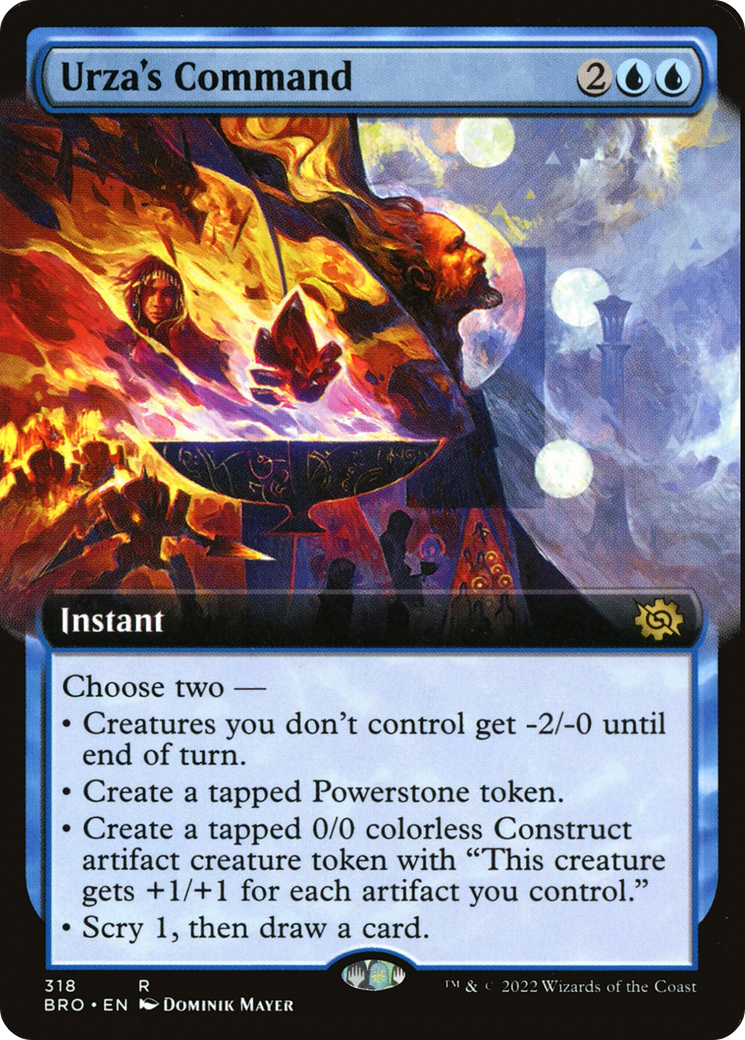 Image of Urza's Command (Extended Art) [The Brothers' War]