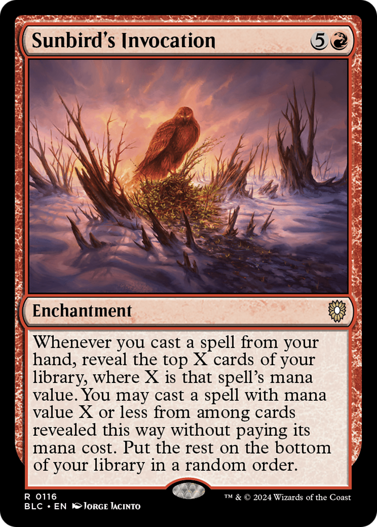 Image of Sunbird's Invocation [Bloomburrow Commander]