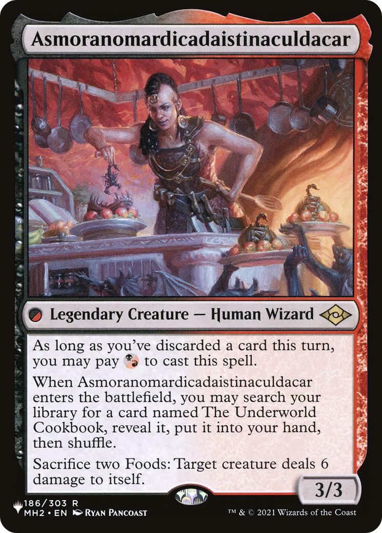 Image of Asmoranomardicadaistinaculdacar [The List]