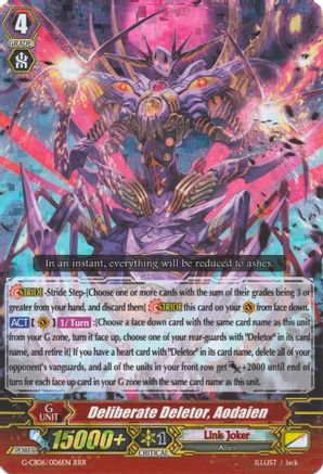 Deliberate Deletor, Aodaien (G-CB06: RONDEAU OF CHAOS AND SALVATION)