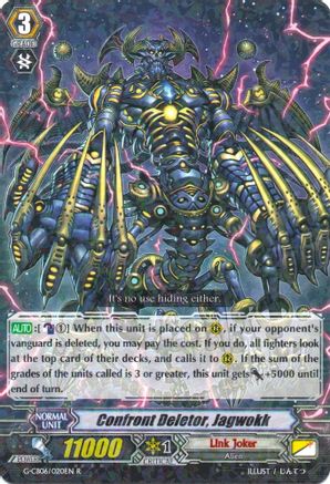 Confront Deletor, Jagwokk (G-CB06: RONDEAU OF CHAOS AND SALVATION)