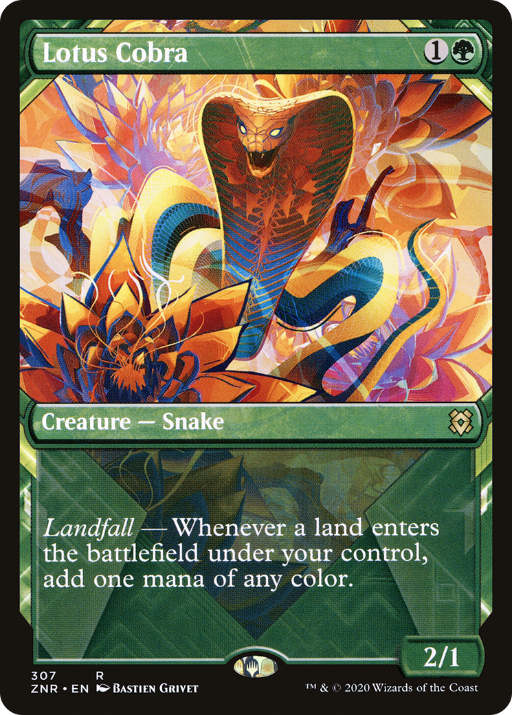 Image of Lotus Cobra (Showcase) [Zendikar Rising]