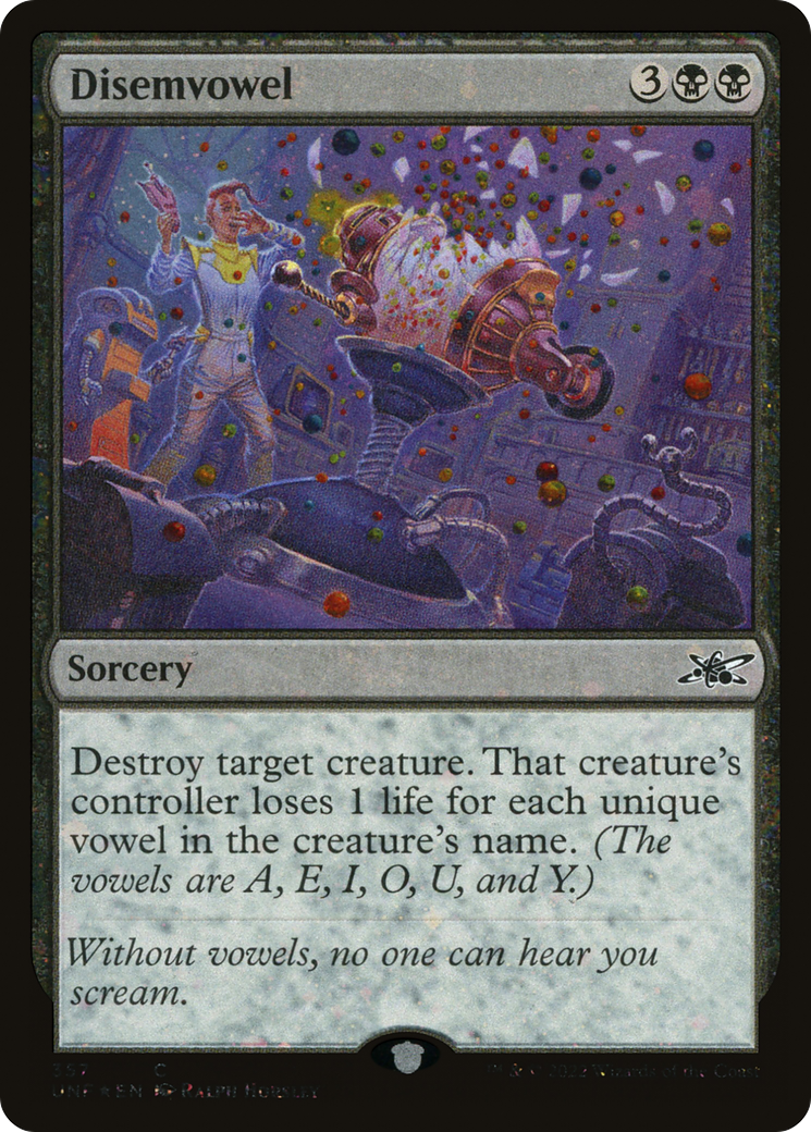 Image of Disemvowel (Galaxy Foil) [Unfinity]
