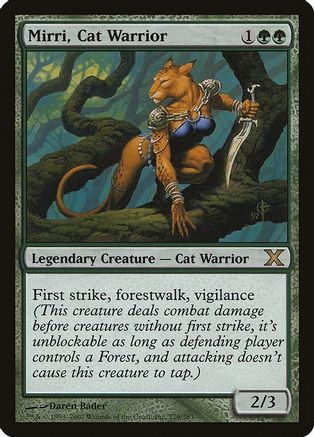 Image of Mirri, Cat Warrior (10E-279) - 10th Edition