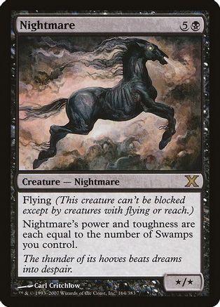 Image of Nightmare (10E-164) - 10th Edition Foil