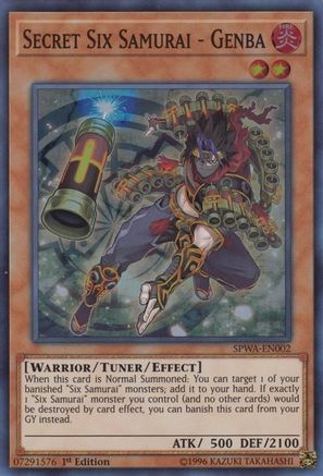 Image of Secret Six Samurai - Genba [SPWA-EN002] Super Rare