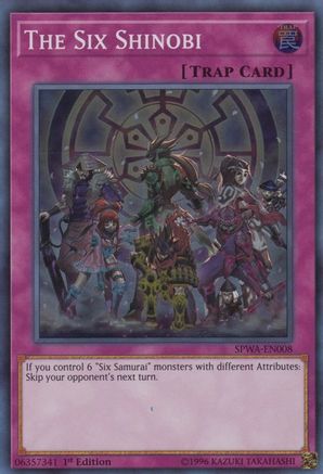 Image of The Six Shinobi [SPWA-EN008] Super Rare