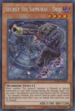 Image of Secret Six Samurai - Doji [SPWA-EN004] Secret Rare
