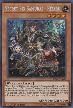 Image of Secret Six Samurai - Kizaru [SPWA-EN005] Secret Rare