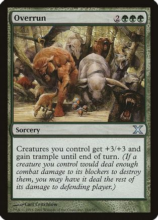 Image of Overrun (10E-284) - 10th Edition Foil