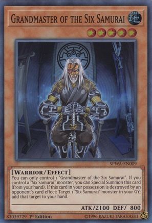 Image of Grandmaster of the Six Samurai [SPWA-EN009] Super Rare