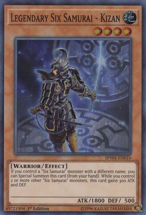 Image of Legendary Six Samurai - Kizan [SPWA-EN010] Super Rare