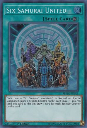 Image of Six Samurai United [SPWA-EN013] Super Rare