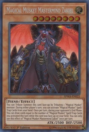 Image of Magical Musket Mastermind Zakiel [SPWA-EN022] Secret Rare