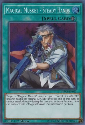 Image of Magical Musket - Steady Hands [SPWA-EN023] Super Rare
