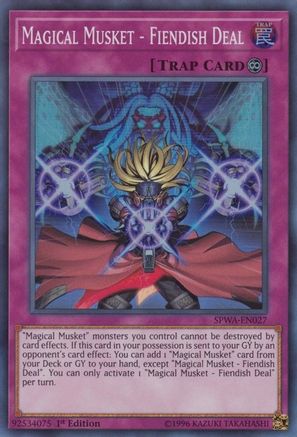 Image of Magical Musket - Fiendish Deal [SPWA-EN027] Super Rare