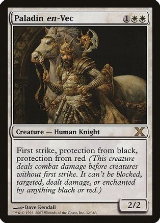Image of Paladin en-Vec (10E-032) - 10th Edition