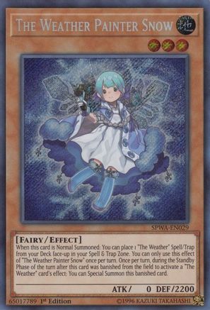Image of The Weather Painter Snow [SPWA-EN029] Secret Rare