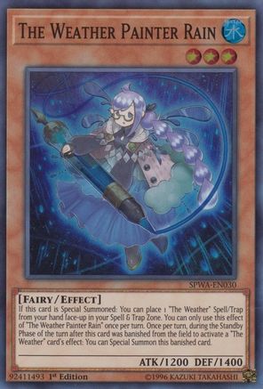 Image of The Weather Painter Rain [SPWA-EN030] Super Rare