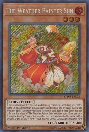 Image of The Weather Painter Sun [SPWA-EN032] Secret Rare