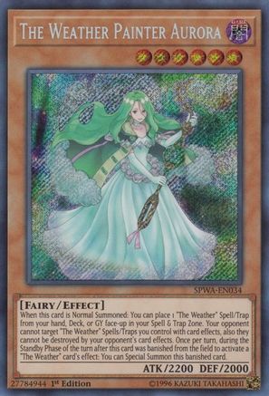 Image of The Weather Painter Aurora [SPWA-EN034] Secret Rare
