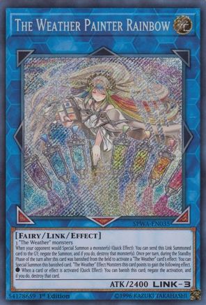 Image of The Weather Painter Rainbow [SPWA-EN035] Secret Rare