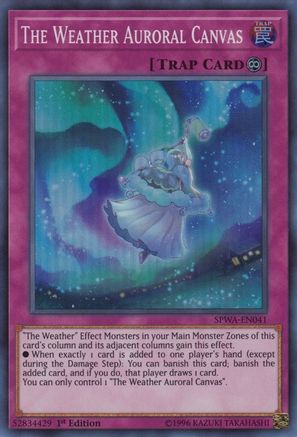 Image of The Weather Auroral Canvas [SPWA-EN041] Super Rare