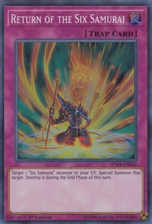 Image of Return of the Six Samurai [SPWA-EN052] Super Rare