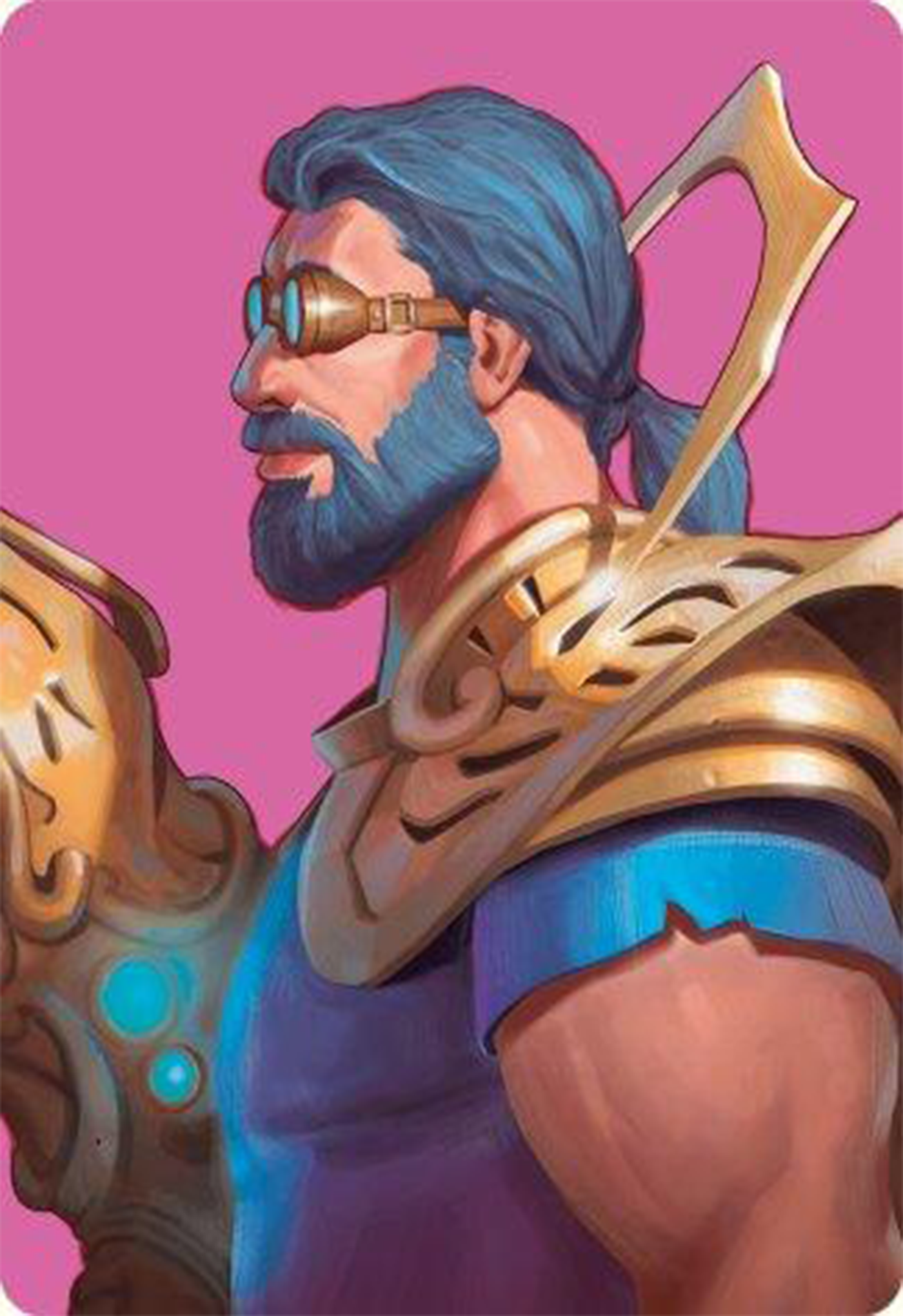 Image of Satya, Aetherflux Genius Art Card [Modern Horizons 3 Art Series]