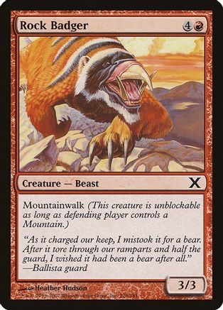 Image of Rock Badger (10E-226) - 10th Edition