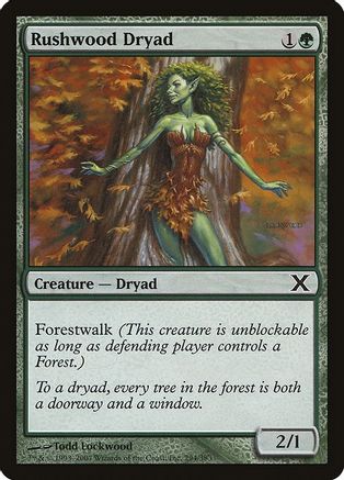 Image of Rushwood Dryad (10E-294) - 10th Edition