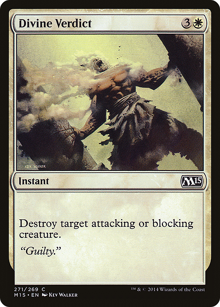 Image of Divine Verdict (M15-271) - Magic 2015 Foil