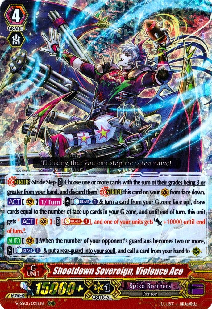 Image of Shootdown Sovereign, Violence Ace (V-SS01/021EN) [Premium Collection 2019]