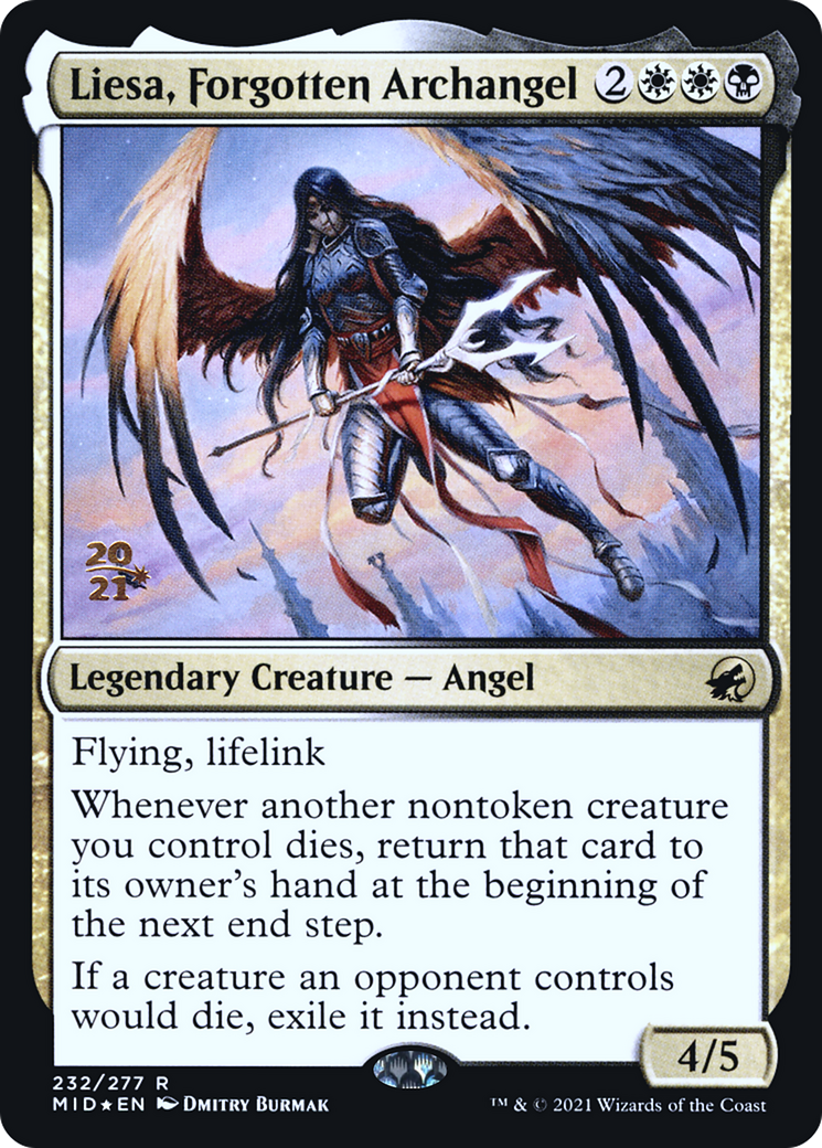 Image of Liesa, Forgotten Archangel [Innistrad: Midnight Hunt Prerelease Promos]