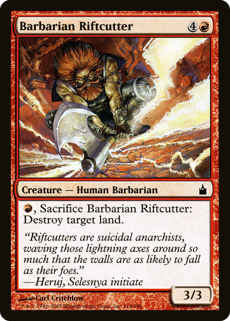 Image of Barbarian Riftcutter [Ravnica: City of Guilds]
