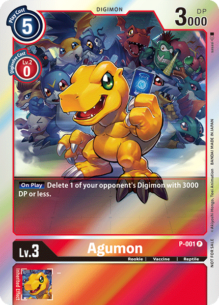 Image of Agumon [P-001] [Promotional Cards]